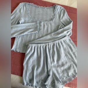 Women's Light Gray Sleepwear Set